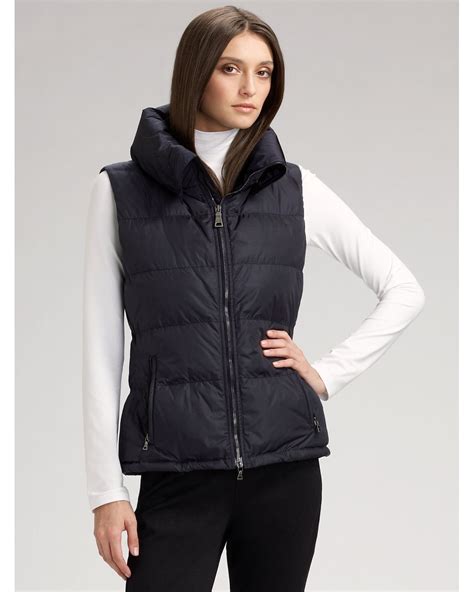 prada puffer gilet|prada waistcoat.